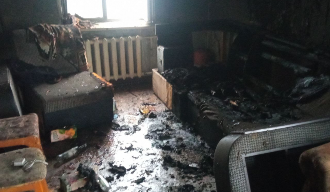 При пожаре в квартале Западный Артемовского погиб 42-летний мужчина